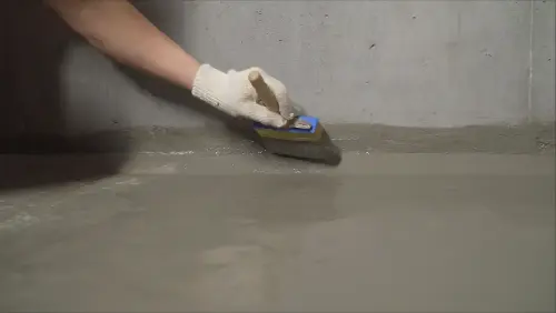 Basement waterproofing system installed to prevent water intrusion and foundation damage